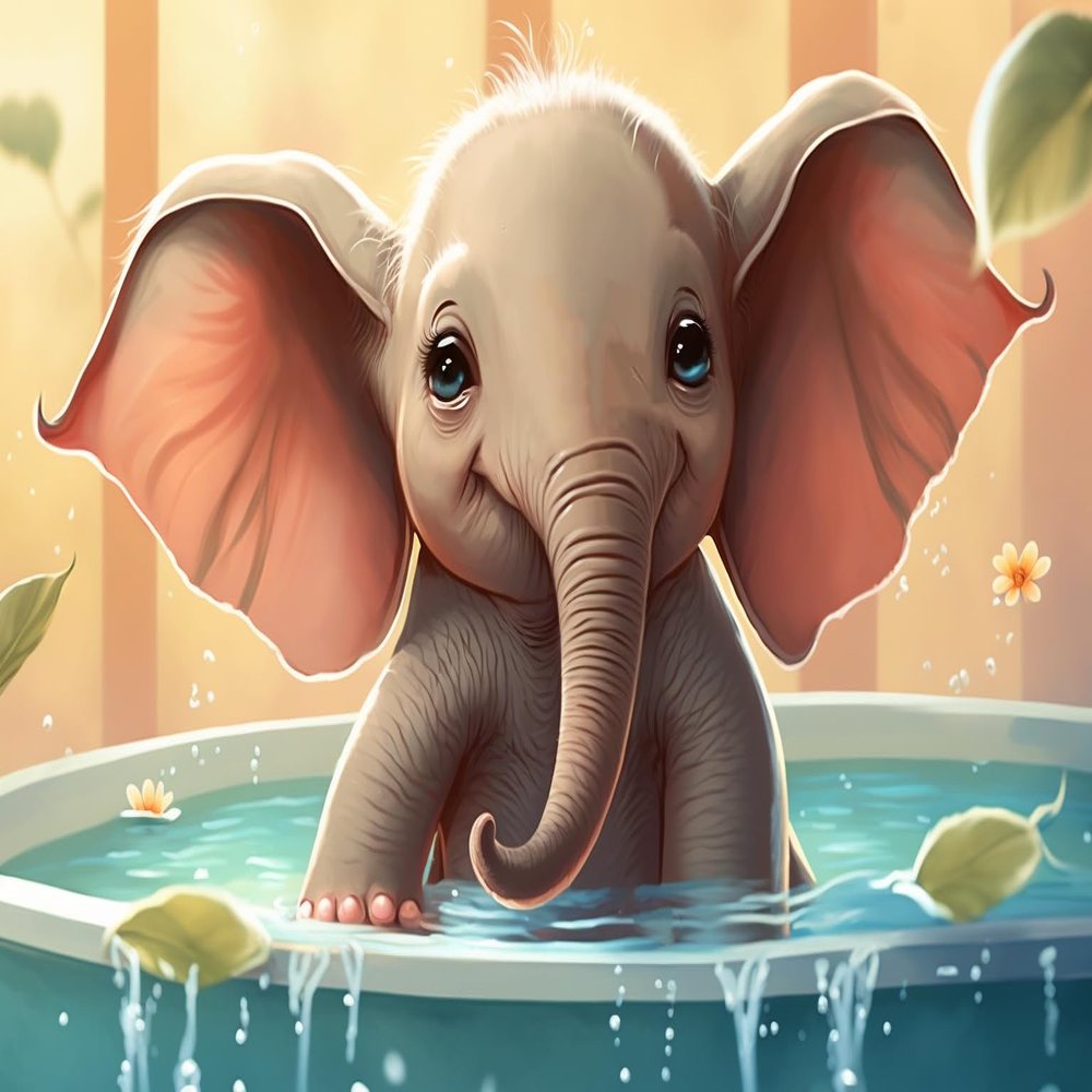 1000 Piece Jigsaw Puzzles for Adults,Rich and Vivid Animal Jigsaw Puzzles,Flower Jigsaw Puzzles for Adults,Jigsaw Puzzles Gift for Family,Adult Relaxation Jigsaw Puzzles (Elephant in The Water)