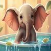 1000 Piece Jigsaw Puzzles for Adults,Rich and Vivid Animal Jigsaw Puzzles,Flower Jigsaw Puzzles for Adults,Jigsaw Puzzles Gift for Family,Adult Relaxation Jigsaw Puzzles (Elephant in The Water) view 1