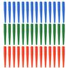 105pcs Cribbage Board Pegs, Tapered Design Cribbage Pegs Fit 1/8 Inch Hole Cribbage Pins Board Game Accessories (3 Colors) view 1