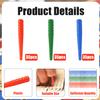 105pcs Cribbage Board Pegs, Tapered Design Cribbage Pegs Fit 1/8 Inch Hole Cribbage Pins Board Game Accessories (3 Colors) view 3