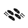 VERBANA for Losi Mini LMT 1:18 RC Car Aluminum Alloy Lower Shock Absorber Fixed Seat Aperture Adjustable Kit Replacement for Losi Mini LMT 1:18 4WD RC Car Accessories Part view 1