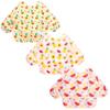 3 Pcs Long Sleeved Bib Set | Baby Waterproof Bibs with Pocket Bundle | Toddler Bib with Sleeves and Crumb Catcher | Stain and Odor Resistance Play Smock Apron - Pack of 3 | 6-12 Months view 1