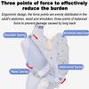 4-in-1 Baby Carrier Newborn to Toddler, Soft Baby Wrap Carrier for Newborn,Shoulder Strap Grid Breathable Infant Sling,Carrier Toddler Carrier Baby Wraps Carrier forGirl and Boy 8-45 lbsGrey view 4