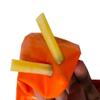 AiCc stylists Orange Latex Mask Full Cover with Nose Tube Close Eyes Close Mouth for Choking Games (XL), X-Large view 2