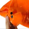 AiCc stylists Orange Latex Mask Full Cover with Nose Tube Close Eyes Close Mouth for Choking Games (XL), X-Large view 4