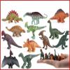 Xshelley 12PCS Kids Dinosaur Figures Toys,2-3 Inches mini Plastic Realistic Dinosaur Figures Set,Including T-Rex, Stegosaurus, Triceratops, Unicorns, etc view 3