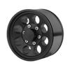 WONFAST 4PCS 1.55 inch Metal Beadlock Wheels Hub RC Aluminum Alloy Wheel Rim Replacement for Axial D90 TF2 Tamiya CC01 LC70 LC80 JIMNY 1/10 RC Crawler Car Upgrade Parts (Black) view 4
