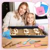 RoundFunny Valentines Day Gifts for Kids Valentines Day Baking Supplies with Kitchen Utensil, Pot Holders, Spatula, Rolling Pin, Whisk for Kids Classroom School Exchange Party Favor view 4