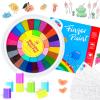 36 Color Kids Washable Finger Paint Set,Funny Finger Painting Kit with Book for Toddlers,Children's Finger Drawing Toys with Finger Cots and Painting Templates for Baby,DIY,Art,Early Learning Gift view 1