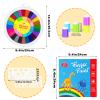 36 Color Kids Washable Finger Paint Set,Funny Finger Painting Kit with Book for Toddlers,Children's Finger Drawing Toys with Finger Cots and Painting Templates for Baby,DIY,Art,Early Learning Gift view 2