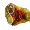 AiCc stylists Transparent Blown Latex Mask Ring Eyes Mouth Mix Color Cosplay Party Hood Halloween (Customized) view 3