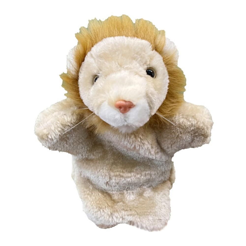 Animal Hand Puppets for Kids Adults Lion Plush Puppets Stuffed Animal Hand Puppets Interactive Toys Zoo Animal Hand Puppets for Role Play Storytelling Show Theater-Ideal Gift for Boys Girls