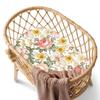 Baby Bassinet Sheet for Boy and Girl, Stretchy Soft and Breathable Baby Bassinet Fitted Sheets, Universal Fitted for Oval, Hourglass & Rectangle Bassinet Mattress view 1