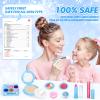 INNOCHEER Kids Makeup Kit for Girl Toys, Frozen Toys for Girls Makeup Kit, Washable Make Up for Kids Double Layer, Frozen Makeup for Little Girls, Gifts Toys for 3 4 5 6 7 8 9 10 11 12+ Year Old Girls view 3