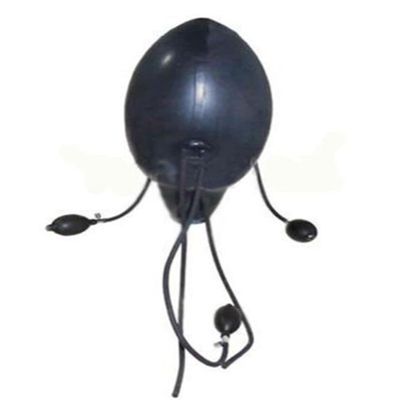 AiCc stylists Latex Inflatable Hood Ball Latex Inflatable Mask Custom Made for Choking Games (XL), X-Large, Black