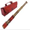 Antiqu Brass Designer Telescope Marine Handheld Spyglass Telescope Binoculars 17.5 Inch Vintage Style With Lather Box Best for Gift (JKHY) view 2