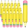 18 Pcs 27 Inch Giant Large Inflatable Pencil Back to School Graduation Decor Hanging Inflatable Pencil Classroom Decoration for Back to School Classroom Garden Room Birthday Party Decorations view 1