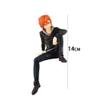 YLEAFUN Dazai Osamu Nakahara Chuuya Figures 14cm Anime Action Figure Sitting Position Model Statue Ornaments Collectible Gifts view 3