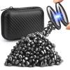 Cool Fidget Magnet Ferrite Putty, Slime Putty, Magnetic Stones Eggs with Rattle Fidget Magnets Snake Eggs, EDC Gadgets Desk Office Decor, Science Kit Gift for Adults view 1