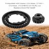 54T 1 Mod Hardened Steel Spur Gear with 18T Motor Pinion Gear Compatible with Traxxas 1/5 X-Maxx 1/7 XO-1 1/10 Maxx 1/10 E-REVO 2.0 VXL, Replace 6449 view 3