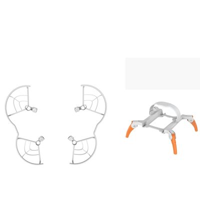 ABZEKH Drone Accessories Propellers Guard for DJI MINI3 Integrated Protective Ring Foldable Landing Gear Lens Cover Sunhood for DJI MINI 3 Accessories(Color:Combo1)