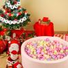 Heopeis Ball Pit Balls for Toddlers, 100 200 Plastic Star Heart Balls for Ball Pit, Party Banner, Friednship Bracelet, Baby Shower Wall Hangings Pastel Balls for Baby Girl Decorative Bedroom view 3