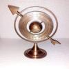 Antique Brass Armillary Sphere Globe with Astrological Signs, 10-Piece Set, 10" Diameter view 1