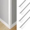 Awvob Wall Corner Protector White - 4 PCS, 3 ft x 1 in - Self Adhesive Corner Guards for Walls, Cabinet Doors, Edge Protector Trim; Easy to Install Wall Corner Guard (90 cm x 2.5 cm) view 2