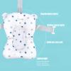 Baby Bath Cushion Pad Newborn Bath Bed Adjustable Baby Shower Mat Non Slip Soft Mesh Padded Infant Bathtub Support Foldable Baby Bath Seat Back Body Pillow Infant Bather view 3