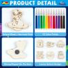 36 Outer Space Wooden Magnet Painting Craft Kit DIY Kids Astronaut Arts Crafts Painting Kit for Kids DIY Creativity Art Supplies for Boys Girls Party Favor Ages 4-8 8-12 Birthday Summer Crafts Gifts view 3