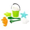 Cavallino Toys Cavallino Classic Bucket with Green Sand Shapes, 9dlg. view 1