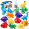 Anzimo Toddler Dinosaur Montessori Toys for 1 2 3 4 Year Old Boy Girl Birthday Gift - Kids Preschool Learning Activities Educational Travel Outdoor Sensory Toys for Toddlers 1-3 view 1