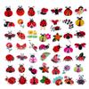 100 Pack Ladybug Stickers, Lady Bug Party Favors, Birthday Decorations view 3