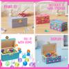 10 Sets Jewelry Box Painting Set for Kids with Stickers - Bulk Stockings & Birthday Goodie Bag Stuffer - Kids Party Favors Toy Return Gifts - Unfinished Wooden Treasure Boxes For Arts & Craft view 4