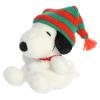 Aurora Festive Peanuts Palm Pals Snoopy Beanie Stuffed Animal - Officially Licensed Toys for All Snoopy Fans - Nostalgic Gift for Adults and Birthday Celebrations - White 5 Inches view 1