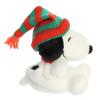 Aurora Festive Peanuts Palm Pals Snoopy Beanie Stuffed Animal - Officially Licensed Toys for All Snoopy Fans - Nostalgic Gift for Adults and Birthday Celebrations - White 5 Inches view 3
