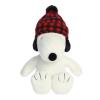 Aurora Festive Peanuts Winter Plaid Snoopy Stuffed Animal - Officially Licensed Toys for All Snoopy Fans - Nostalgic Gift for Adults and Birthday Celebrations - White 10 Inches view 2