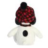 Aurora Festive Peanuts Winter Plaid Snoopy Stuffed Animal - Officially Licensed Toys for All Snoopy Fans - Nostalgic Gift for Adults and Birthday Celebrations - White 10 Inches view 4