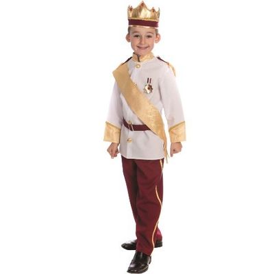 212 Main Royal Prince Costume, Medium - Age 8 to 10 Multicoloured