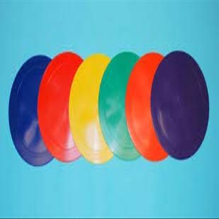 212 Main 9 in. Round Mats, Set of 12 - Orange