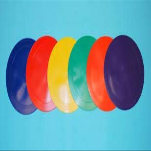 212 Main 9 in. Round Mats, Set of 12 - Orange