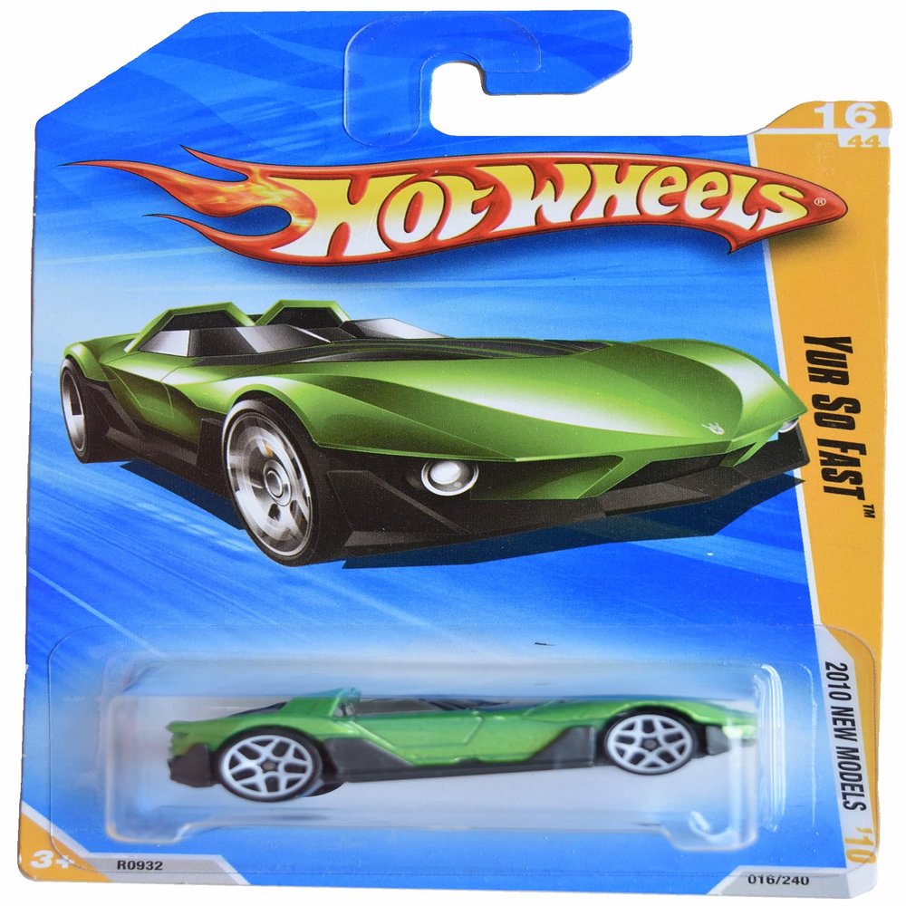 Hot Wheels Yur So Fast, 2010 New Models '10 16/44 [Green] 16/240