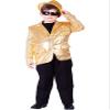 212 Main Kids Gold Sequined Blazer Medium - Age 8 to 10 view 1