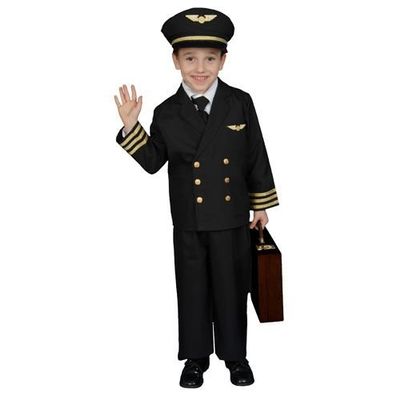 212 Main Pilot Boy Jacket Costume - Size Large 12-14