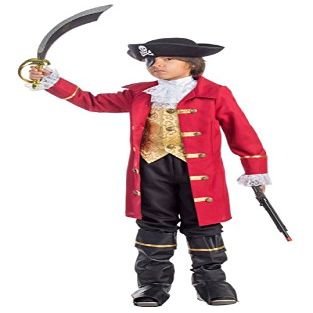 212 Main Elite Boys Pirate Costume, T4 Multicoloured