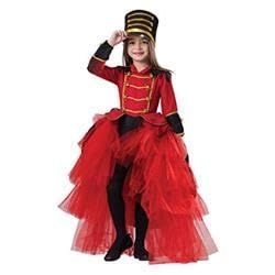 212 Main Toy Solider Dress for Girls Red - Small - 4-6 Age