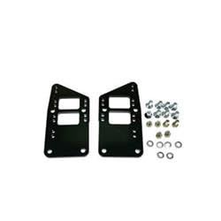 212 Main Billet Aluminum LS Swap Conversion Motor Mount Adapter Plates, Clear Anodized