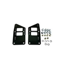 212 Main Billet Aluminum LS Swap Conversion Motor Mount Adapter Plates, Clear Anodized