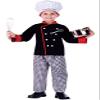 212 Main Executive Boy Chef Costume, Large - Age 12 to 14 Black view 1