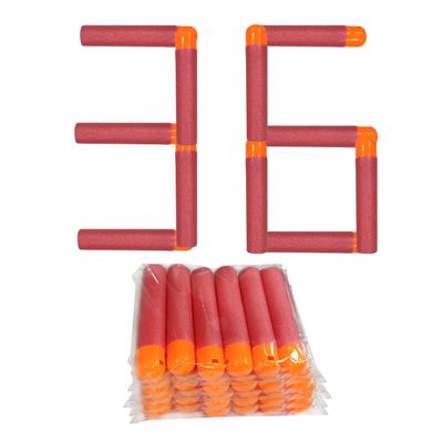 WALWAL 36 PCS Mega Darts Foam Bullet Refill Pack - Compatible with Nerf